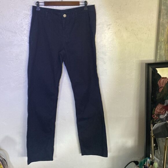 Bonobos Men's Blue Pants Flat Front Pockets Size 32 x 34 straight fit - Picture 1 of 5